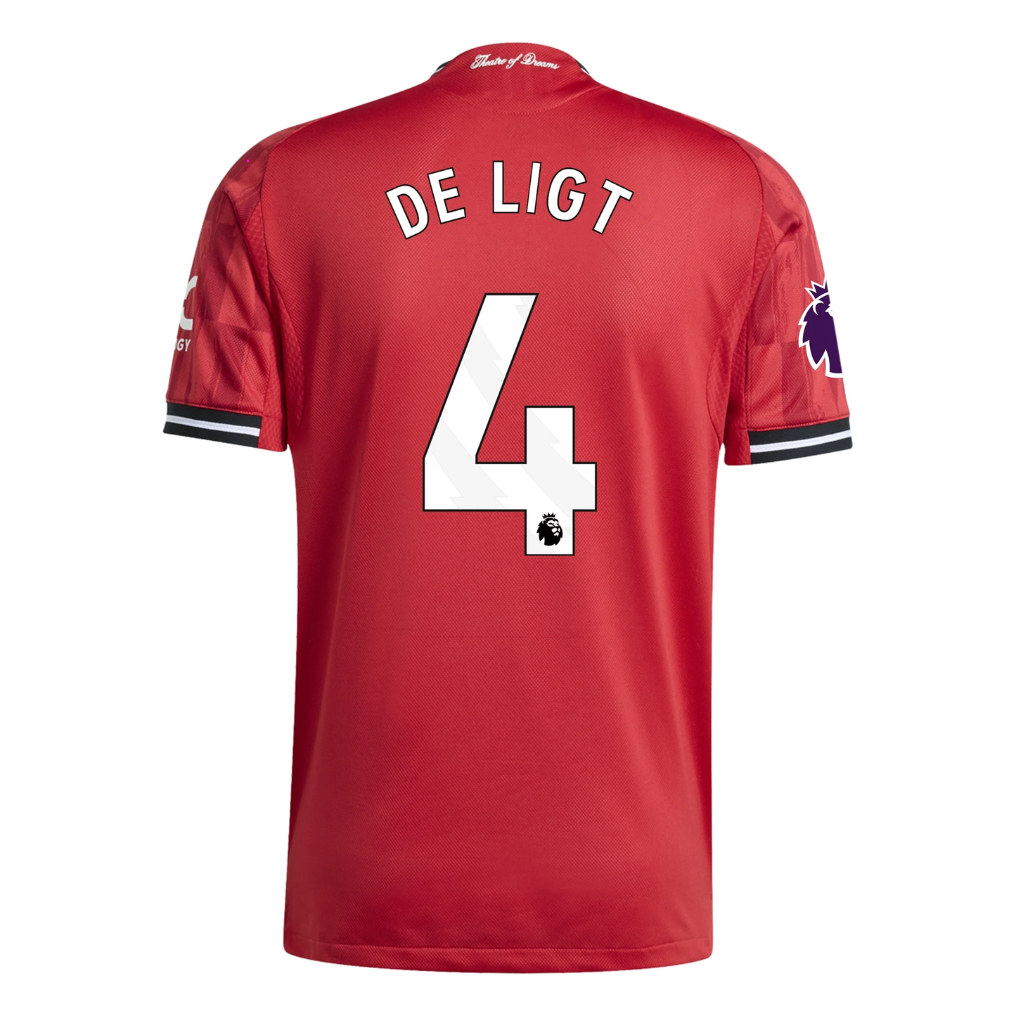 Matthijs de Ligt Manchester United 25/26 Authentic Home Jersey by adidas