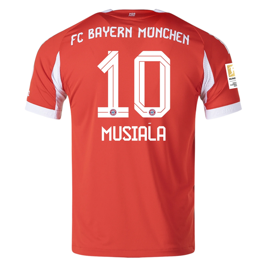 Jamal Musiala Bayern Munich 25/26 Authentic Home Jersey by adidas
