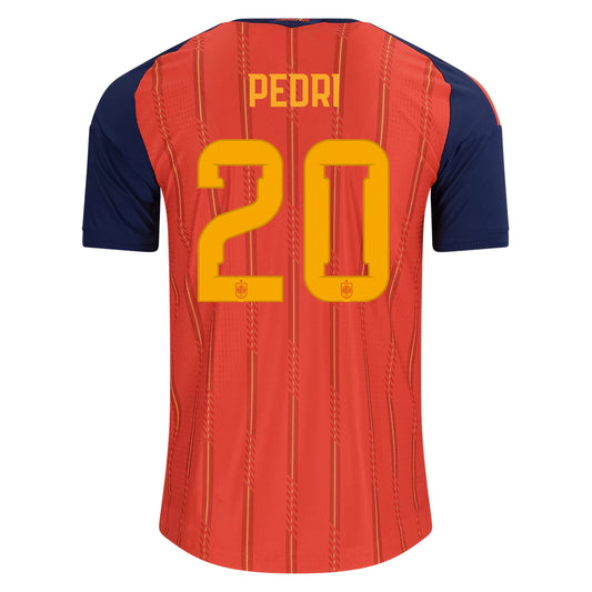 Adidas Men's Pedri Spain 26/27 Authentic Home Jersey 