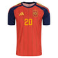 Adidas Men's Pedri Spain 26/27 Authentic Home Jersey