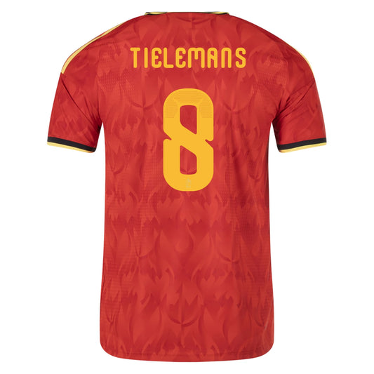 Adidas Men’s Youri Tielemans Belgium 26/27 Authentic Home Jersey