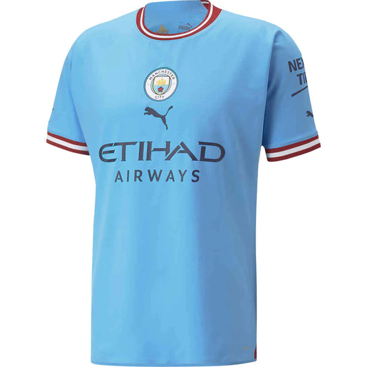 Manchester City 2022/23 Authentic Home Jersey by PUMA