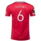 adidas Manchester United Lisandro Martinez Home Jersey w/ Europa League Patches 22/23 (Real Red)