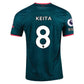 Nike Liverpool Keita Third Jersey 22/23 w/ EPL and NRFR Patches (Dark Atomic Teal/Siren Red)