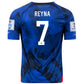 Nike United States Giovanni Reyna Away Jersey 22/23 w/ World Cup 2022 Patches (Bright Blue/White)