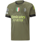 Puma AC Milan Oliver Giroud Third Jersey w/ Champions League Patches 22/23 (Dark Green Moss/Spring Moss)