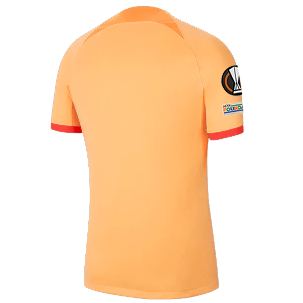 Nike Atletico Madrid Third Jersey w/ Europa League Patches 22/23 (Peach Cream/Atomic Orange/Black)