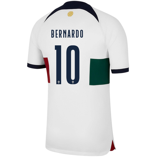 Nike Portugal Bernardo Silva Away Jersey 22/23 (Sail/Obsidian)