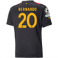Puma Manchester City Bernardo Silva Away Jersey w/ Champions League Patches 22/23 (Puma Black/Tango Red)