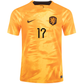 Nike Netherlands Daley Blind Home Jersey 22/23 (Laser Orange/Black)