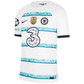 Nike Chelsea Mason Mount Away Jersey w/ Champions League + Club World Cup Patches 22/23 (White/College Navy)