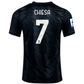 adidas Juventus Federico Chiesa Away Jersey w/ Serie A Patch 22/23 (Black/White/Carbon)