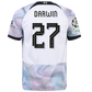 Nike Liverpool Darwin Nunez Away Jersey w/ Champions League Patches 22/23 (White/Black)