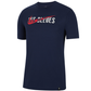 Nike France Swoosh T-Shirt (Midnight Navy/Red)