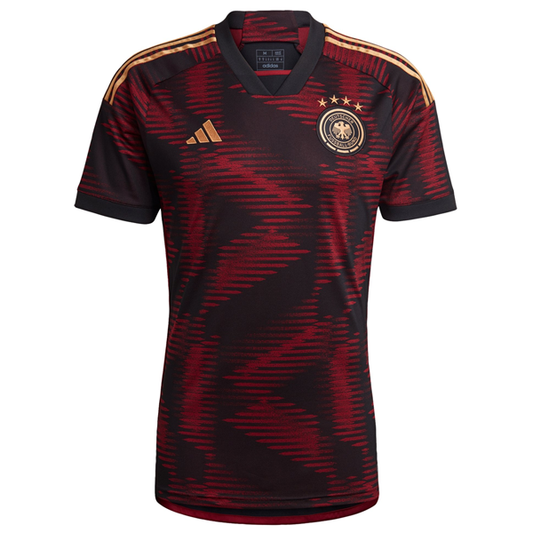 adidas Germany Away Jersey 22/23 (Black/Burgundy)