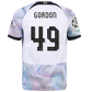 Nike Liverpool Gordon Away Jersey w/ Champions League Patches 22/23 (White/Black)