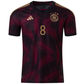 adidas Germany Authentic Leon Goretzka Away Jersey 22/23 (Black/Burgundy)