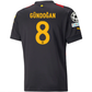 Puma Manchester City Ilkay Gundogan Away Jersey w/ Champions League Patches 22/23 (Puma Black/Tango Red)