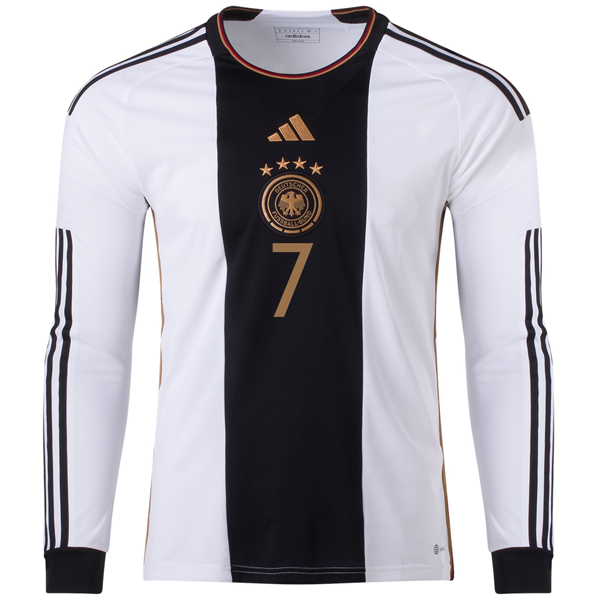 adidas Germany Kai Havertz Home Long Sleeve Jersey 22/23 (White