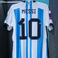 Pre-Order: Messi #10 Premium Soccer 2022 Argentina World Cup Champions Home Jersey by Adidas