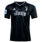 adidas Juventus Federico Chiesa Away Jersey w/ Serie A Patch 22/23 (Black/White/Carbon)