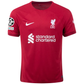 Nike Liverpool Mohamed Salah Home Jersey w/ Champions League Patches 22/23 (Tough Red/Team Red)