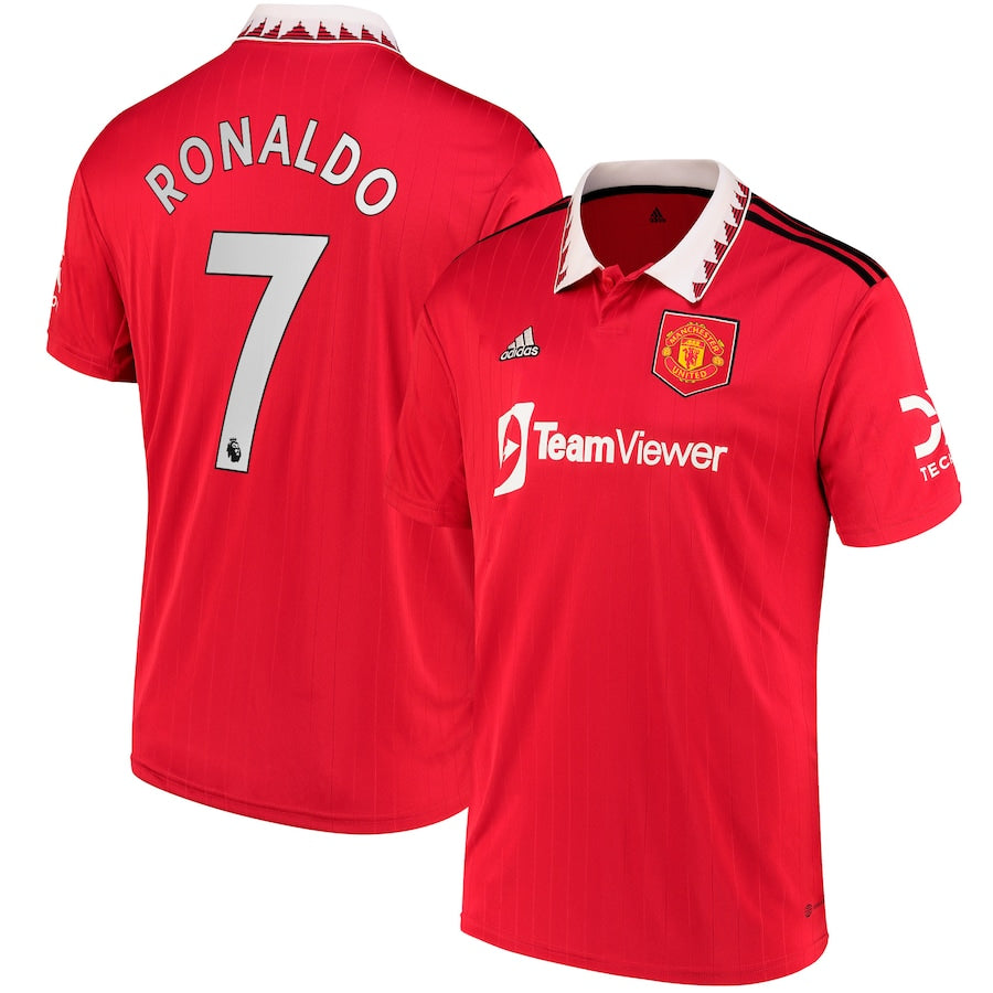 Adidas Authentic Christiano Ronaldo Manchester United Home Jersey Men 22/23