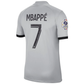 Nike Paris Saint-Germain Kylian Mbappe Away Jersey w/ Ligue 1 Champion Patch 22/23 (Light Smoke/Black)