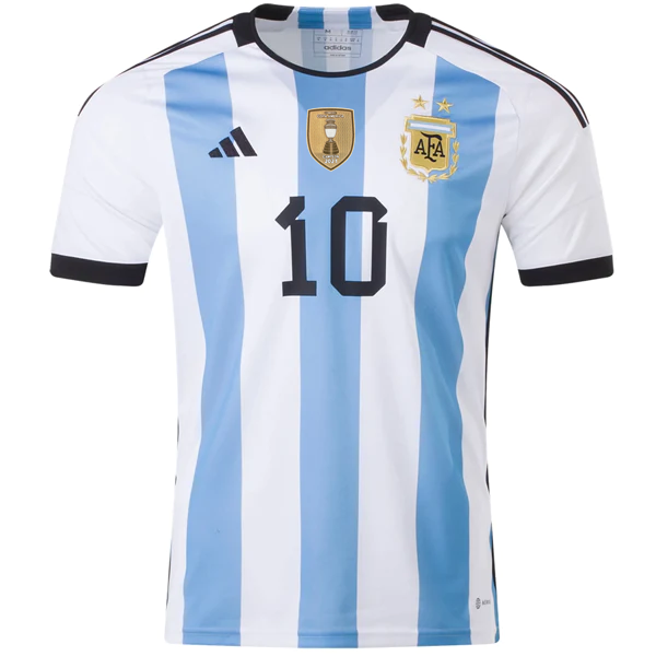 Adidas Men's Argentina Lionel Messi Home Jersey w/ Copa America Champion Patch 22/23