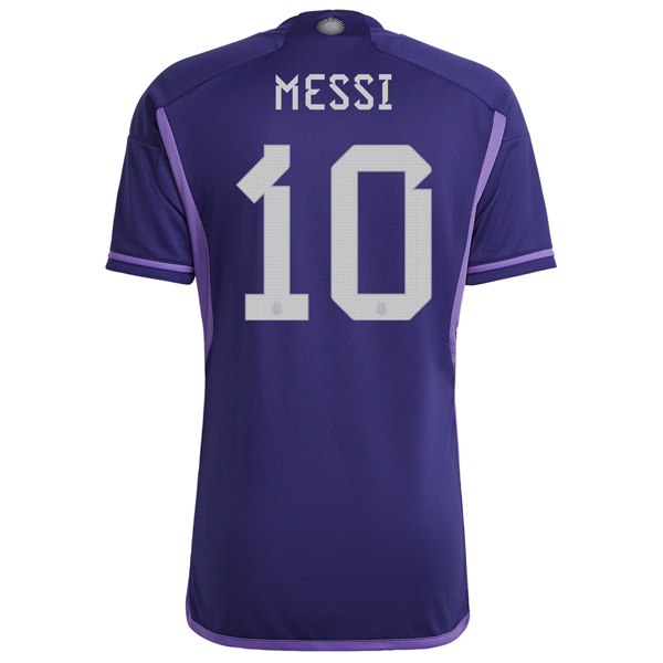 adidas Argentina Lionel Messi Away Jersey w/ Copa America Champion Patch 22/23 (Legacy Indigo/Purple Rush)