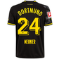 Puma Borussia Dortmund Muenier Away Jersey w/ Bundesliga Patch 22/23 (Puma Black/Asphalt)