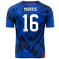 Nike United States Jordan Morris Away Jersey 22/23 (Bright Blue/White)