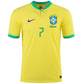 Nike Brazil Authentic Lucas Paqueta Match Home Jersey 22/23 (Dynamic Yellow/Paramount Blue)