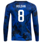 Nike United States Cristian Roldan Long Sleeve Away Jersey 22/23 (Bright Blue/White)