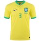 Nike Brazil Authentic Thiago Silva Match Home Jersey 22/23 (Dynamic Yellow/Paramount Blue)