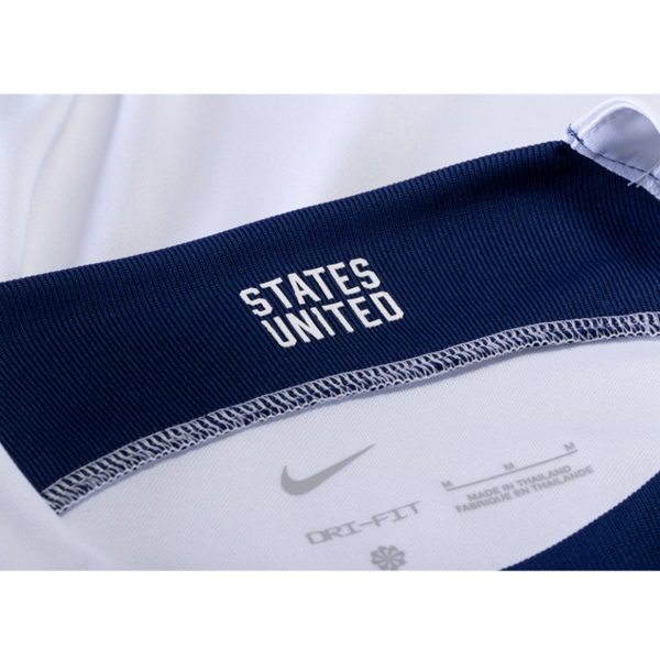 Nike United States Walker Zimmerman Home Long Sleeve Jersey 22/23 (White/Loyal Blue)